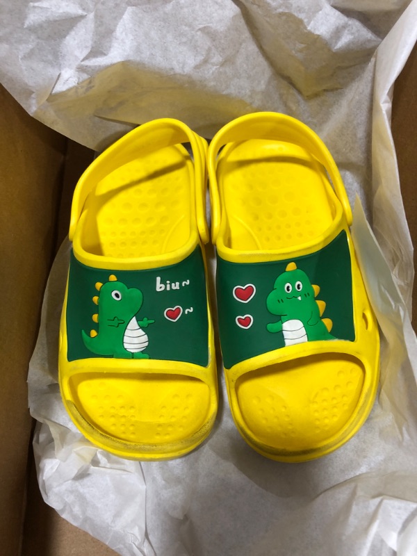 Photo 1 of [Size 3/4] Kigs Clogs- Yellow Dinos