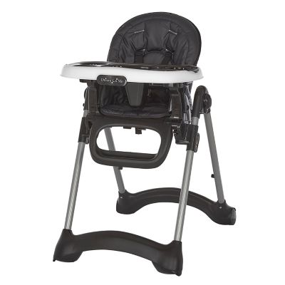 Photo 1 of  Dream on Me Solid Times High Chair Compact & Sleek High Chair Multiple Recline and Height Positions Lightweight Portable Highchair in Black 