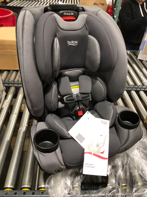 Photo 2 of Britax One4Life ClickTight All-in-One Car Seat – 10 Years of Use – Infant, Convertible, Booster – 5 to 120 pounds - SafeWash Fabric, Drift Drift [New Version]