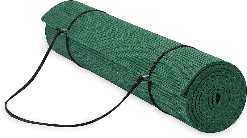 Photo 1 of  Premium Yoga Mat with Yoga Mat Carrier Sling (72"L x 24"W x 1/4 Inch Thick)
