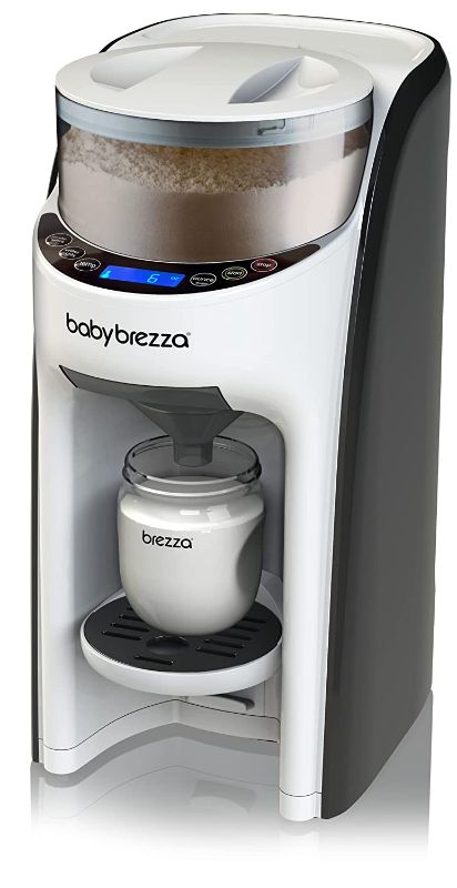 Photo 1 of  New and Improved Baby Brezza Formula Pro Advanced Formula Dispenser Machine - Automatically Mix a Warm Formula Bottle Instantly - Easily Make Bottle with Automatic Powder Blending 