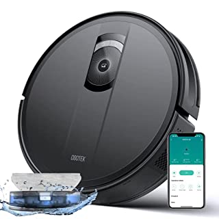 Photo 1 of OSOTEK Robot Vacuum and Mop Combo, 3500Pa Strong Suction WiFi/App/Alexa Control, Self-Charging Robotic Vacuum Cleaner, Smart Gyroscope Navigation, Ideal for Hard Floors Pet Hair Carpets