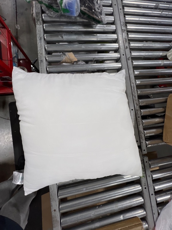 Photo 1 of Acanva Decorative Square Throw Pillow Inserts Form Stuffer Cushion Sham Filler, 28x28'', White, 1 Count (Pack of 1)
