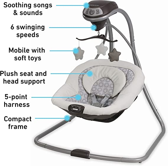 Photo 3 of Graco Simple Sway Abbington Baby Swing