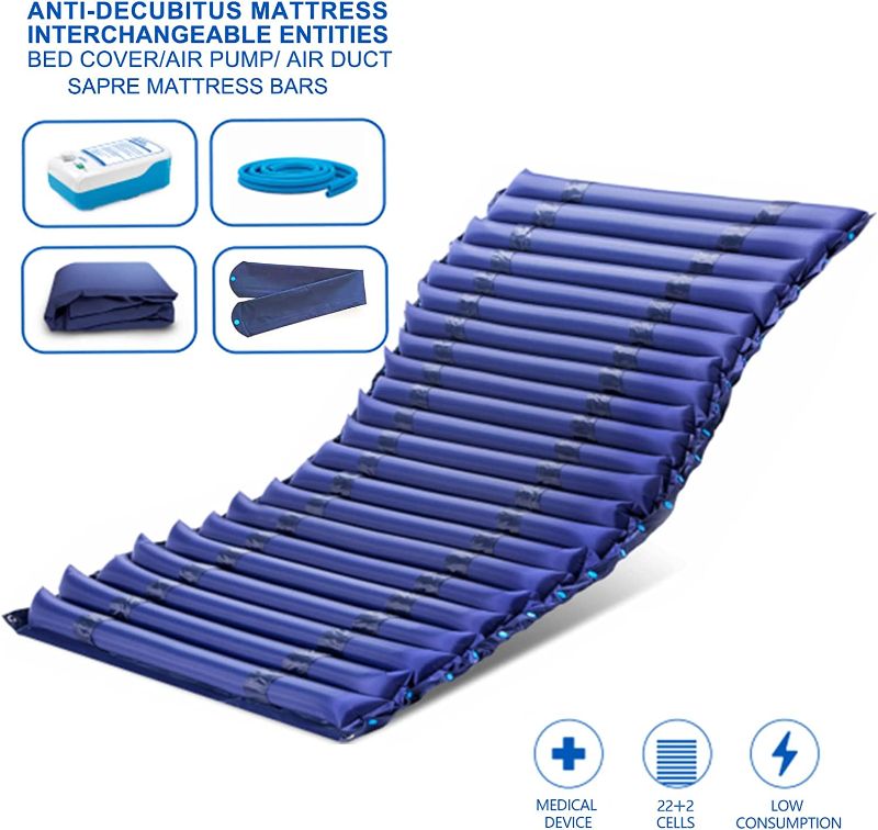 Photo 1 of Lancity Alternating Pressure Mattress Anti-Bedsore Alternative Medical air pad with Electric Quiet air Pump