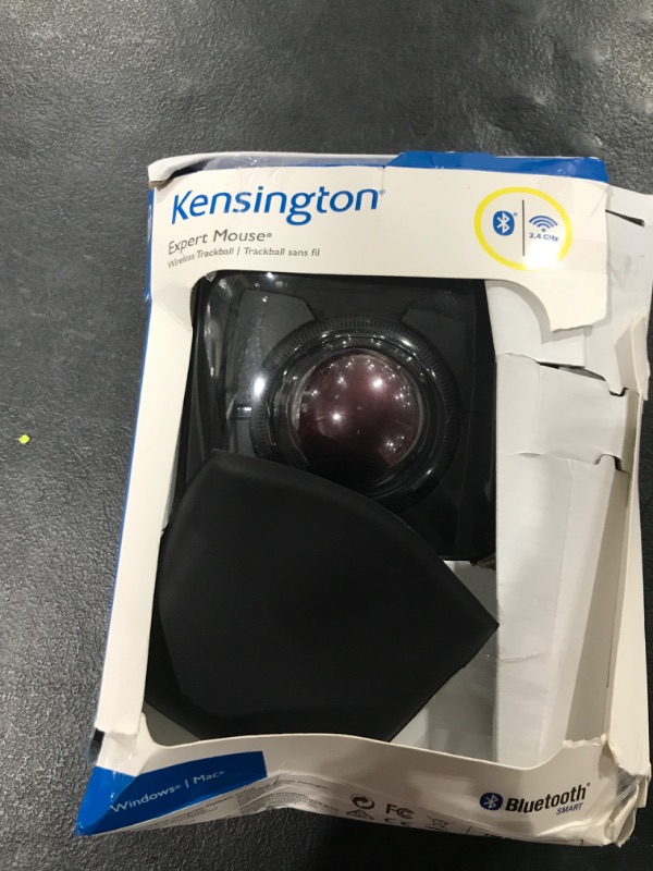 Photo 2 of Kensington Expert Wireless Trackball Mouse (K72359WW) Black, 3.5" x 6.1" x 8" Wireless Mouse