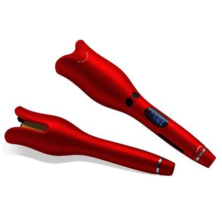 Photo 1 of  Curl Ceramic Automatic Hair Curling Machine Ruby Red