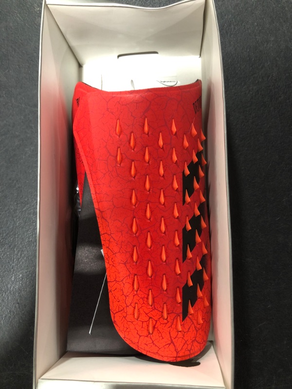 Photo 2 of adidas Predator Competition Shin Guards Solar Red/White/Red Small (unisex-adult)