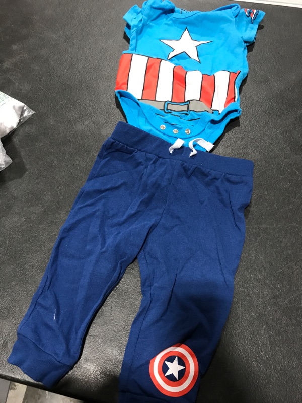 Photo 1 of Captain America  Pajama's  Size 12 M