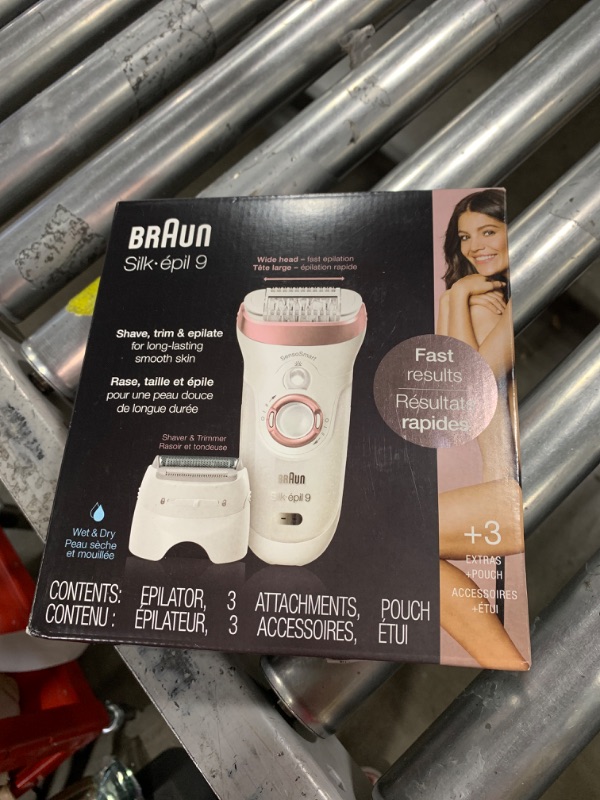 Photo 2 of Braun Silk Epil 9 9710 SensoSmart Cordless Wet & Dry 2-in-1 Epilator