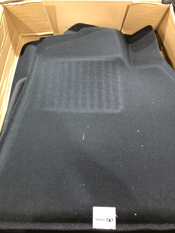 Photo 2 of 3D MAXpider Custom Fit Kagu Floor Mat (Black) for 2020-2023 Tesla Model 3-1ST Row 2ND Row