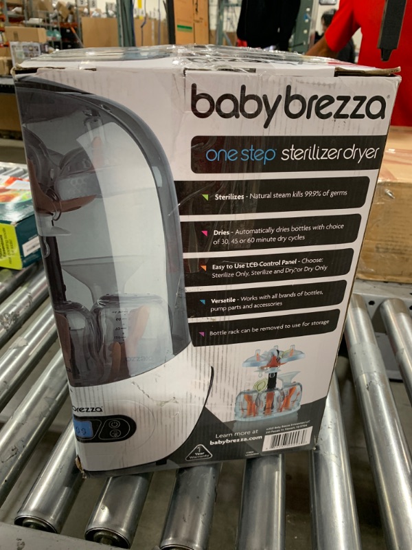 Photo 4 of Baby Brezza Baby Bottle Sterilizer and Dryer Machine – Electric Steam Sterilization - Universal Fit - Pacifiers, Glass, Plastic, and Newborn Feeding Bottles
