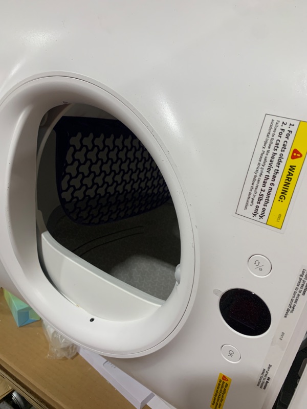 Photo 4 of PETKIT Pura X Self-Cleaning Cat Litter Box, No Scooping Automatic Cat Litter Box fr Multiple Cats, xSecure/Odor Removal/APP Control Automatic Cat Littler Box with Mat