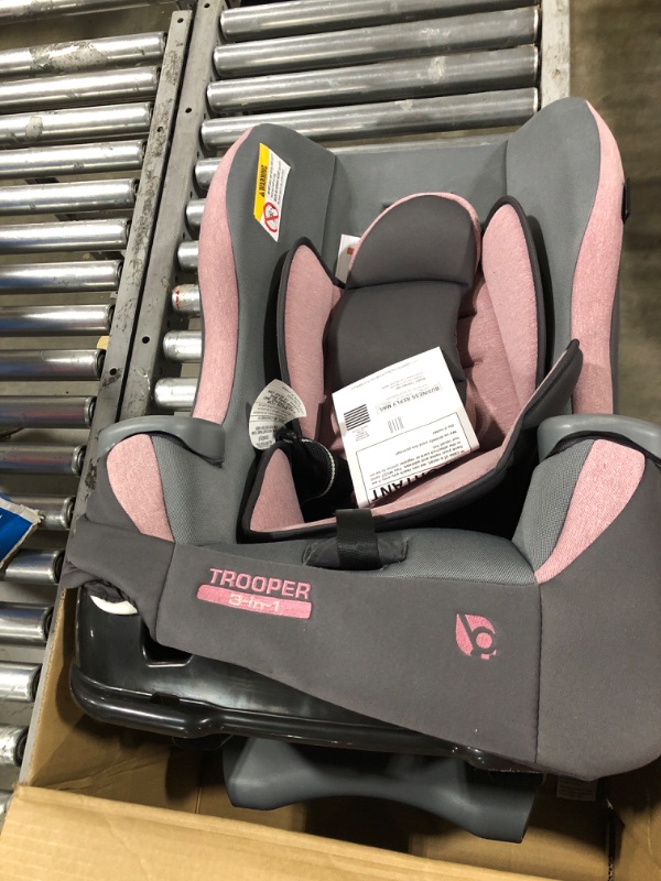 Photo 2 of Baby Trend Trooper 3-in-1 Convertible Car Seat, Cassis Pink