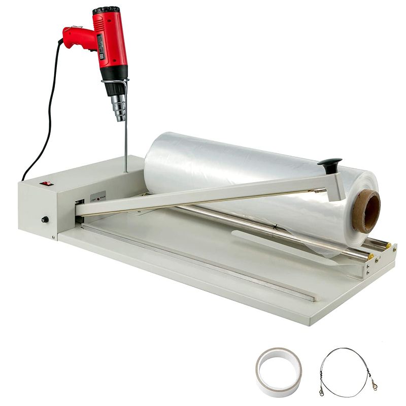 Photo 1 of 
BestEquip 18" Shrink Wrap Sealer, 530W I-Bar Shrink Wrap Machine, Shrink Wrap Sealer with Heat Gun and Shrink Film Suit for PVC POF Film