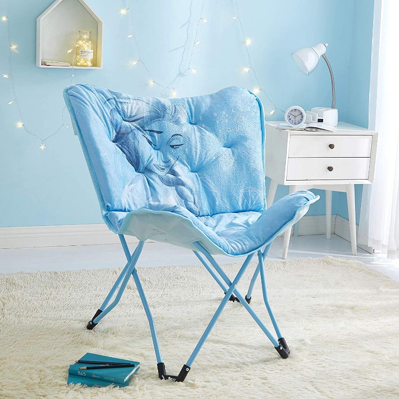 Photo 1 of Disney Frozen 2 Butterfly Chair, Blue 