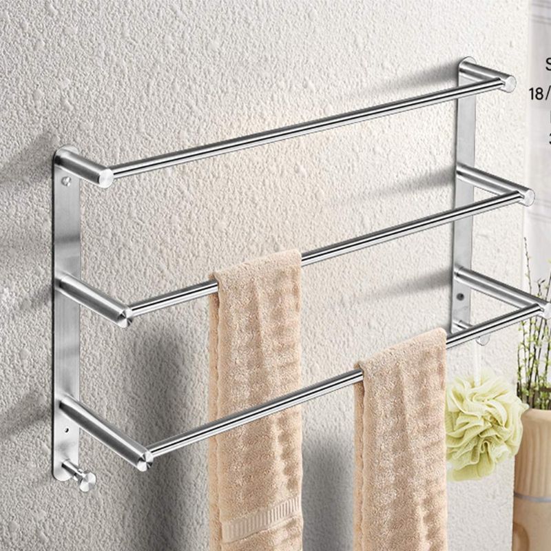 Photo 1 of 
Bath Towel Bar 3-Tiers with Hook 24-30Inch 304Stainless Steel Wall Towel Rack for Bathroom Wall Mounted Towels Shelves,Towel Ladder Holder Brushed Finished