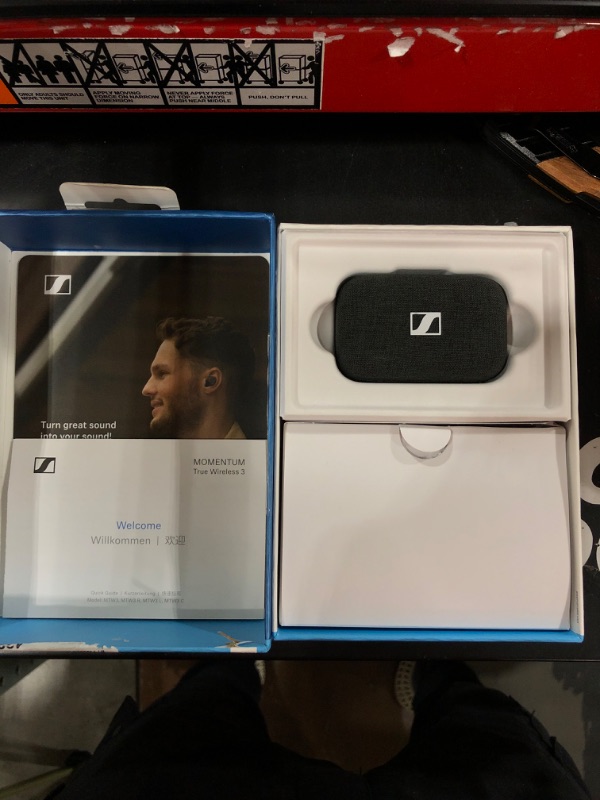 Photo 5 of Sennheiser MOMENTUM True Wireless 3 Earbuds -Bluetooth In-Ear Headphones for Music and Calls with ANC, Multipoint connectivity, IPX4, Qi charging, 28-hour Battery Life Compact Design - Graphite