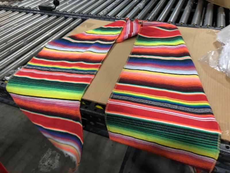 Photo 2 of  Mexican Serape Scarf Colorful Graduation Stole Latino Serape Sash Scarf for Graduation Women Men one size
