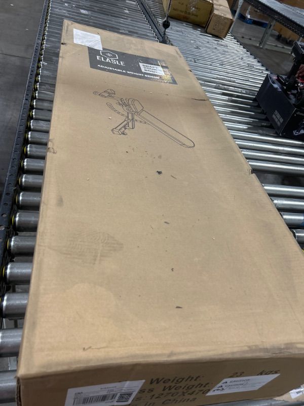 Photo 1 of ELASLE Adjustable Weight Bench - Steel Workout Bench with Flat, Incline, Vertical, Decline Settings for Bench Press, Strength Training, Work Out - Ergonomic Design - Home Gym Equipment