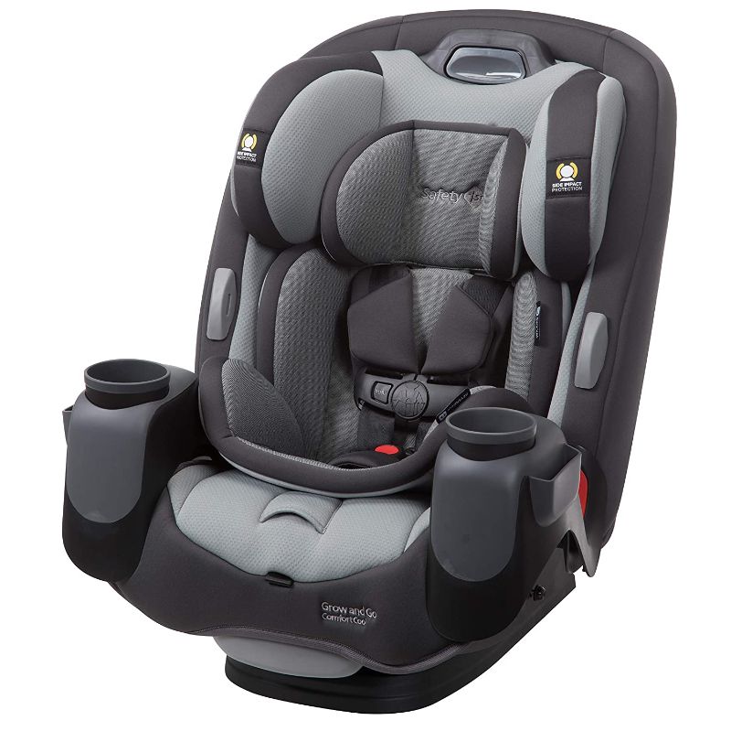 Photo 1 of  Safety 1st Grow and Go Comfort Cool All-in-One Convertible Car Seat, Rear-Facing 5-50 lbs, Forward-Facing 22-65 lbs, and Belt-Positioning Booster 40-100 lbs, Pebble Path 