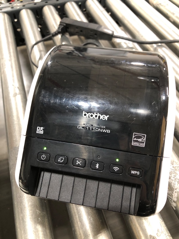 Photo 3 of Brother QL-1110NWB Wide Format, Postage and Barcode Professional Thermal Label Printer with Wireless Connectivity New Model: QL1110NWB