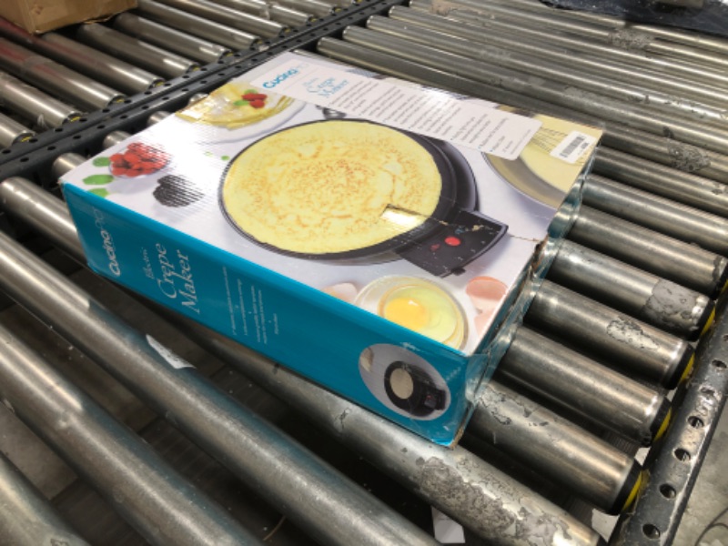 Photo 3 of 12" Griddle & Crepe Maker, Non-Stick Electric Crepe Pan w Batter Spreader & Recipe Guide- Dual Use for Blintzes Eggs Pancakes, Portable, Adjustable Temperature Settings, Valentines Day Breakfast, Gift
