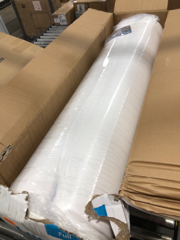 Photo 1 of Lucid 10 Inch Latex Hybrid Mattress – Gel Memory Foam – Responsive Latex – Steel Coils - Medium Feel – Latex Foam Mattress White - FULL