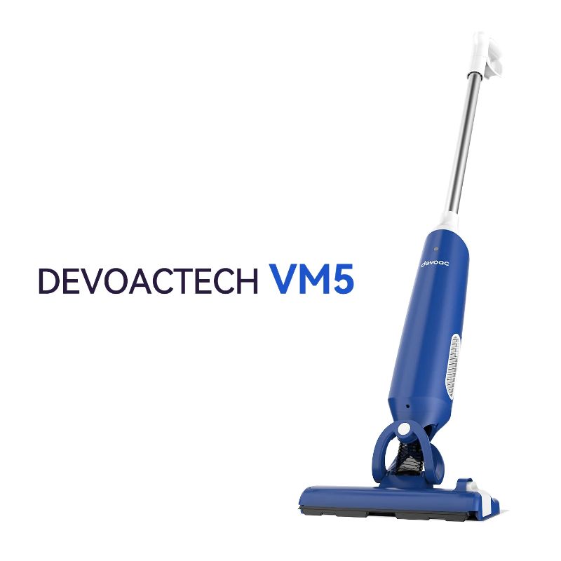 Photo 1 of DevoacTech Cordless Vacuum Cleaner, 6 in 1 Ultra-Lightweight Stick Vacuum, 2200mAh Battery Up to 40mins Runtime, Powerful Handheld Vacuum for Hard Floor Carpet Pet Hair Home 