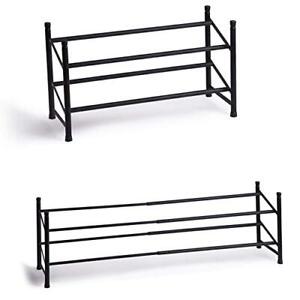 Photo 1 of  Stackable 2 Tier Expandable Shoe Rack 612 Pair Shoe Shelf Tower Storage Organize