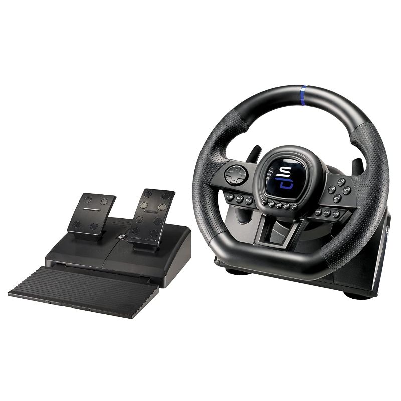 Photo 1 of  Superdrive - SV650 Racing steering wheel with pedal and paddle shifters for Xbox Serie X/S, Switch, PS4, Xbox One, PC, PS3 (programmable for all games) 