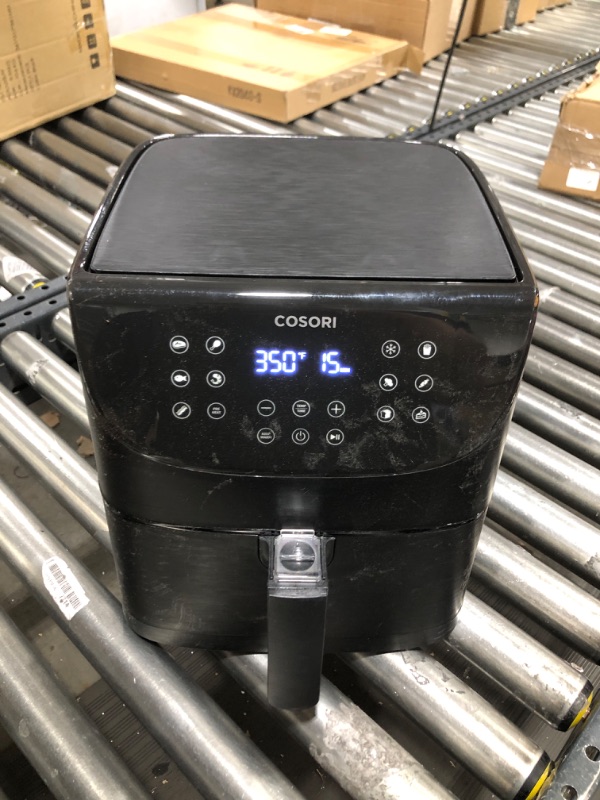 Photo 1 of COSORI Pro II Air Fryer Oven Combo, 5.8QT Max Xl Large Cooker with 12 One-Touch Savable Custom Functions, Cookbook and Online Recipes, Nonstick and Dishwasher-Safe Detachable Square Basket

