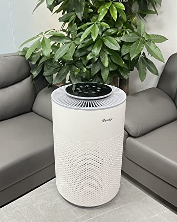 Photo 1 of  Air Purifiers for Home Large Room, VEWIOR Air purifier Up to 1100ft², H13 True HEPA Air Filter for Pet Pollen Smoke Odor, with Air Quality Monitoring/Sleep and Auto mode/6 Timer/4 Fan Speed/Child Lock 