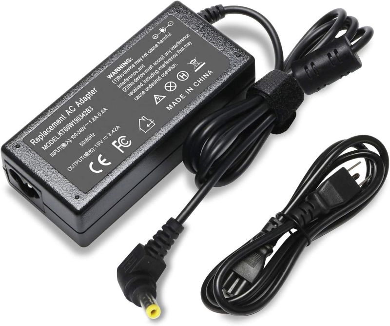 Photo 1 of 65W PA-1700-02 AC Adapter for Toshiba Satellite L10 L15 A100 A105 A135 A205 A215 A505 A665 L75 L55 L55T L505 L645 L655 L675 L745 L750 L755 L775 L850 PA3468U-1ACA PA3714U-1ACA 