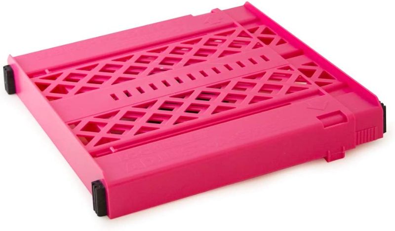 Photo 1 of  LockerMate Adjust-A-Shelf Locker Shelf, Easy to Use, Extends to Fit Your Locker, Pink 