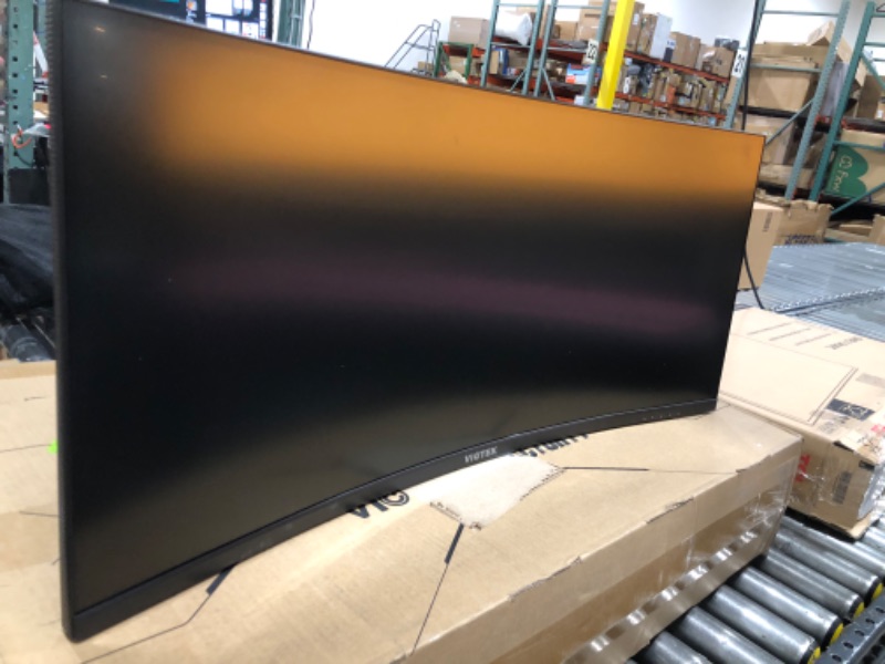 Photo 4 of VIOTEK GNV34DB2 34-Inch UltraWide WQHD Curved Gaming Monitor | 21:9 3440x1440p 1500R | HDR Ready, 3000:1 Contrast Ratio | 100Hz FreeSync FPS/RTS | 1x DP 3x HDMI with PIP/PBP | 3 Years Zero Dead Pixels
