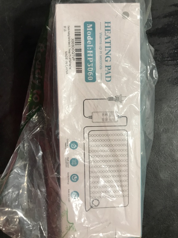 Photo 1 of Electric Heating Pad for Back, Neck and Shoulder Pain Relief, Fast Heated with 6 InstaHeat Settings & 4 Timer Settings, 2h Auto Shut Off Machine Washable Moist & Dry Therapy 12" x 24" Soft Heat Pad Gray 12" x 24"