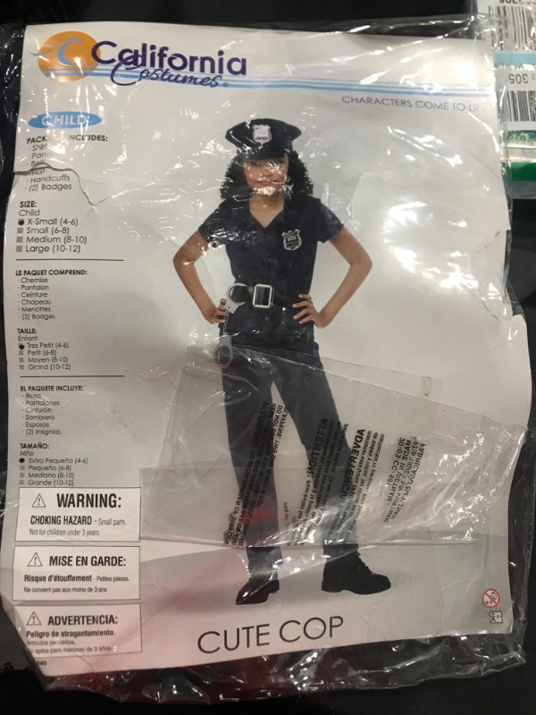 Photo 1 of Girl Police officer Costume