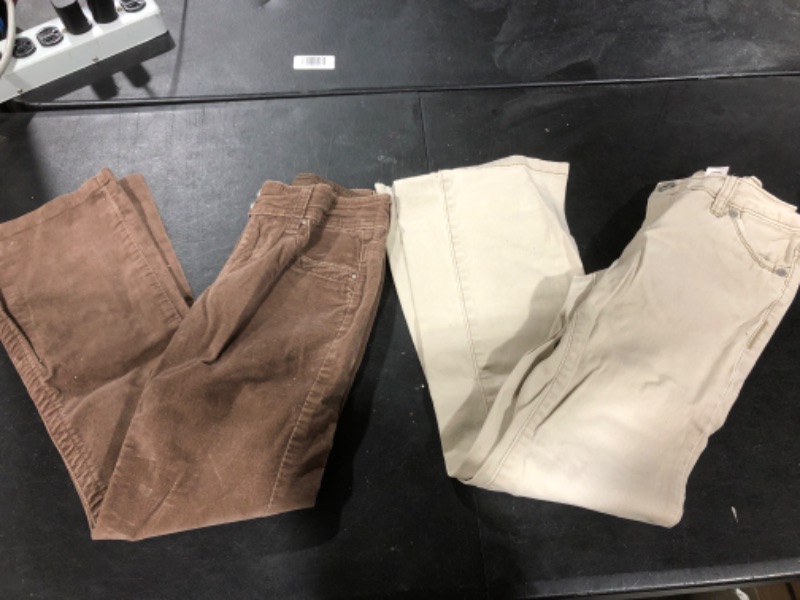 Photo 1 of 2 PACK KIDS BROWN JEANS SIZE 8&10 