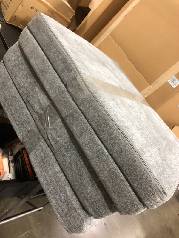 Photo 1 of 2 PACK!! 64" X 32" FOLDABLE GREY CHAIR CUSHIONS/BED