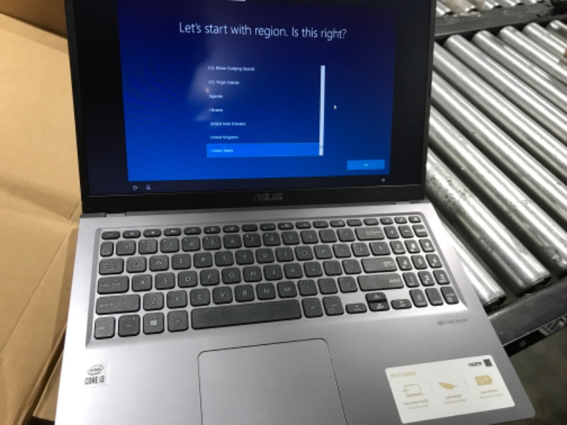 Photo 2 of ASUS - Vivobook 15.6" Laptop 1600 x 768 (HD) - Intel 10th Gen i3-8GB Memory - 256GB PCIE SSD - Windows 11 Home in S Mode Intel HD Graphics 5000 Slate Grey
