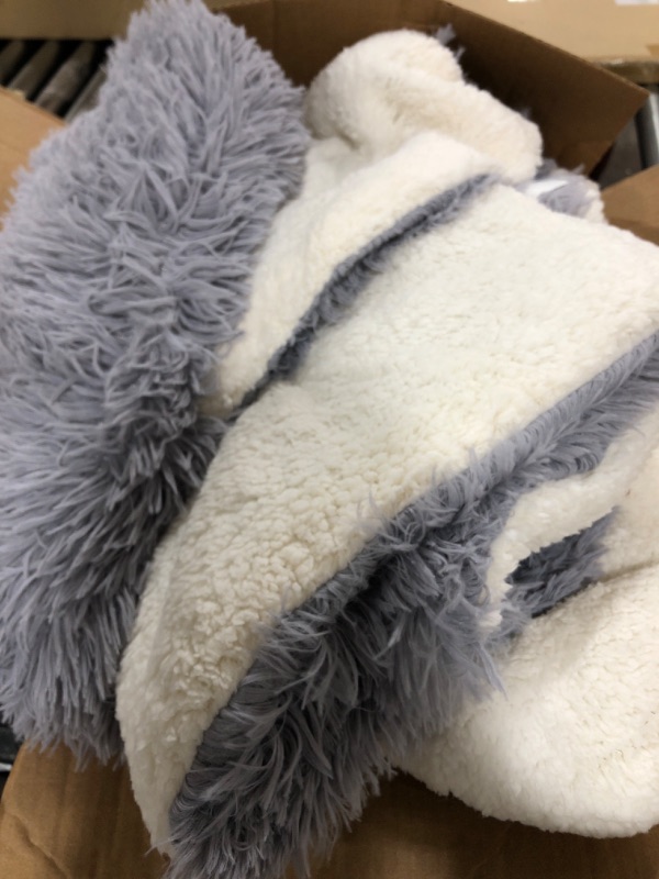 Photo 2 of  Faux Fur Blanket | Durable, Lightweight, Extra Soft Blanket | Machine Washable | King 