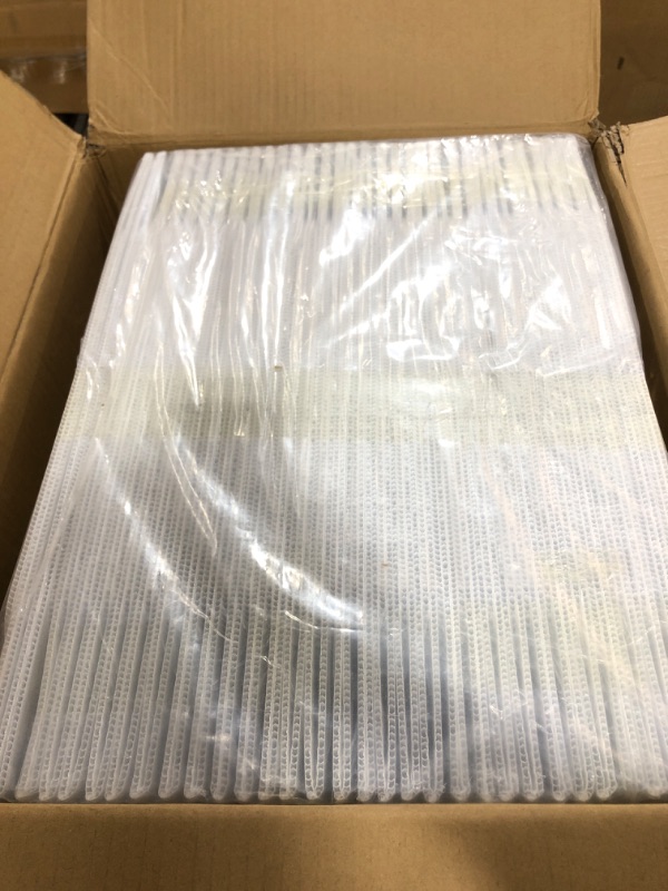 Photo 2 of 32 Pack Large Plastic Privacy Boards DIY Privacy Folders for Student Desks Classroom Privacy Boards Reusable Made Privacy Boards for Sneeze Guard Discourage Cheating Reduces Distractions Shields