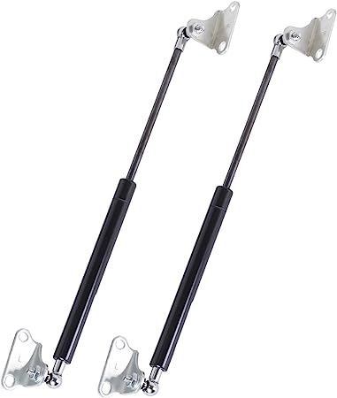 Photo 1 of 38cm 100N/15inch 22.5lb Gas Struts Gas Shock Lift Supports Gas Spring Heavy Duty Suit for RV Box Camper Shell A Set of 2 with L Mounts
