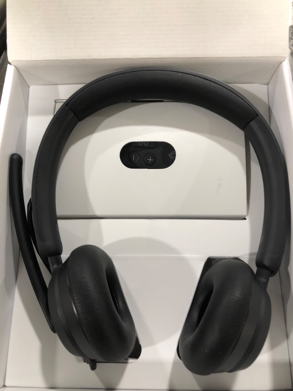 Photo 2 of Microsoft Modern USB-C Headset - Wired Headset,On-Ear Stereo Headphones with Noise-Cancelling Microphone, USB-C Connectivity, in-Line Controls, PC/Mac/Laptop - Certified Teams