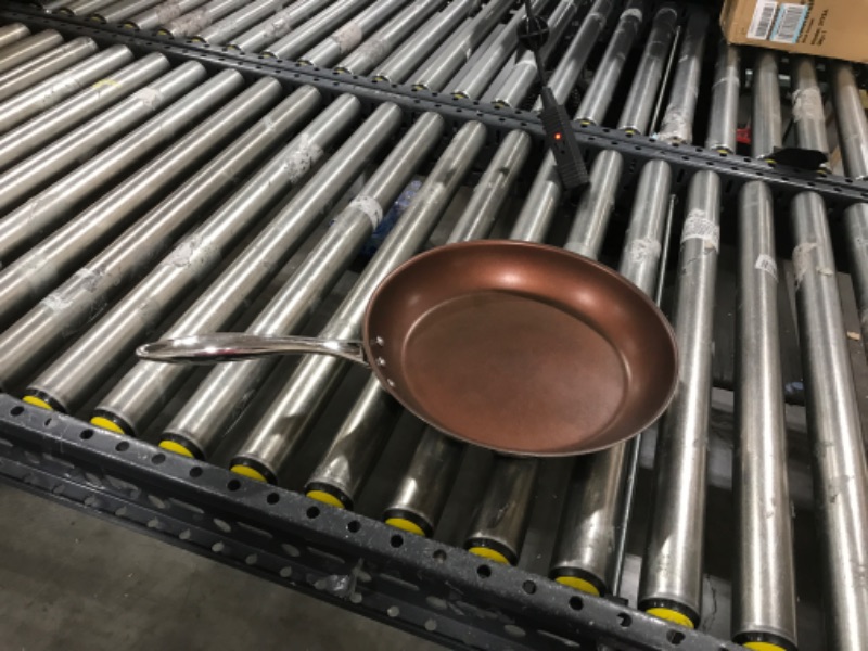 Photo 2 of 8" Stainless Steel Earth Pan by Ozeri with ETERNA, a 100% PFOA and APEO-Free Non-Stick Coating Bronze Interior 8" Pan