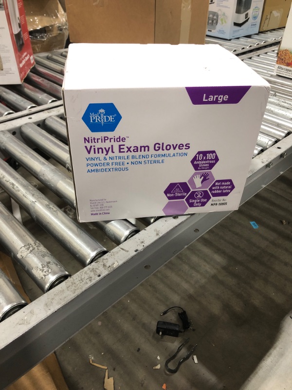 Photo 1 of 10 PACK OF VINYL EXAM GLOVES