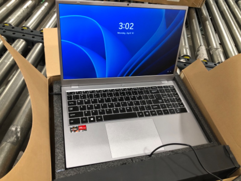 Photo 3 of ECOHERO 2023 Laptop, AMD Ryzen 7 3700U, 8GB DDR4/256GB NVMe SSD, 15.6" 1920x1080 FHD IPS Display, Windows 11 laptops Computers, Ethernet Port, Backlit Keyboard, Support Type-C PD 3.0 Charging