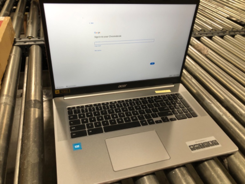 Photo 2 of Acer 317 17.3" Celeron 4GB/64GB Chromebook, Full HD IPS Display, Intel Celeron N4500, 4GB LPDDR4X, 64GB eMMC, Intel Wireless Wi-Fi 6 AX201 802.11ax, Bluetooth 5.1, Chrome OS, CB317-1H-C994