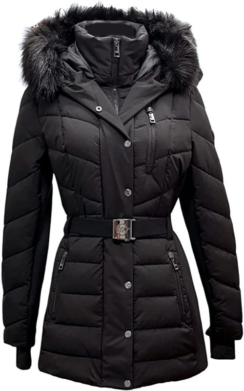 Photo 1 of  Michael Michael Kors Women's Lightweight Jacket With Detach Fur 